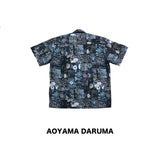 Aoyama Daruma  Kofu Patchwork printed aloha shirt 古布 プリント アロハシャツ【Pre-order/受注生産 OK】