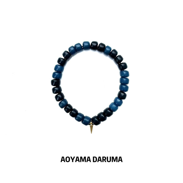 Aoyama Daruma indigo dye bracelet ユニコン 藍染ブレスレット