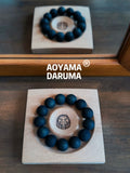Aoyama Daruma indigo dye bamboo bracelet 竹ビーズ 藍染ブレスレット