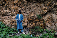 Aoyama Daruma indigo dye hanten jacket 藍染 ふわふわ 半纏 ジャケット【Pre-order/受注生産 OK】
