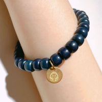 Aoyama Daruma indigo dye bracelet 藍染ブレスレット