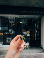 Aoyama Daruma enamel pin badge brooch エナメル ピン バッジ ブローチ