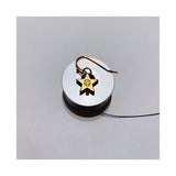 Aoyama Daruma  brass star daruma earrings 真鍮 星 ダルマ ピアス